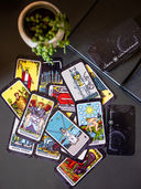 Карты мини Таро Таро Райдера Уэйта классические. 78 карт и 2 пустые карты (глянцевые; белый срез) — фото, картинка — 5