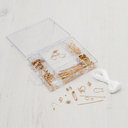 Набор фурнитуры для украшений (золото) — фото, картинка — 3