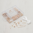 Набор фурнитуры для украшений (золото) — фото, картинка — 4