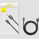 Кабель Baseus Crystal Shine Series Fast Charging 100W USB - Type-C (1,2 м; чёрный) — фото, картинка — 4