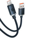 Кабель Baseus Crystal Shine Series Fast Charging 100W USB - Type-C (1,2 м; чёрный) — фото, картинка — 1