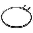 Пяльцы круглые (чёрные; 19,5 см) — фото, картинка — 1