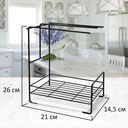 Органайзер для кухни (чёрный) — фото, картинка — 3