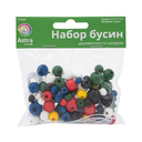 Набор деревянных бусин (90 шт.; яркий микс) — фото, картинка — 2