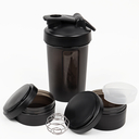 Шейкер спортивный (550 мл; черный) — фото, картинка — 1