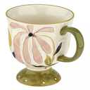 Кружка ''Пробуждение'' (кремовый-зеленый) — фото, картинка — 2