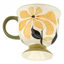 Кружка ''Пробуждение'' (кремовый-зеленый) — фото, картинка — 6