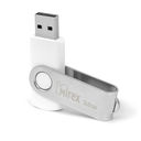 USB Flash Mirex Swivel Rubber 32GB (белый) — фото, картинка — 5