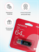 USB Flash Drive 64Gb A-DATA C906 Black — фото, картинка — 1