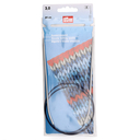 Спицы круговые для вязания (алюминиевые; 3 мм; 80 см) — фото, картинка — 2