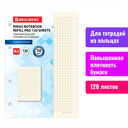 Сменный блок в клетку (A5; 120 листов; кремовый) — фото, картинка — 2