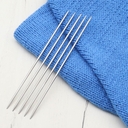 Спицы носочные для вязания (металл; 3 мм; 20 см) — фото, картинка — 5