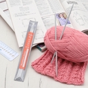 Спицы носочные для вязания (металл; 4 мм; 20 см) — фото, картинка — 6