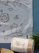 Пакеты для мусора с затяжками 