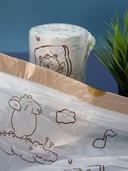 Пакеты для мусора с затяжками 