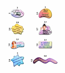 Набор 3D наклеек 