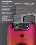 Портативная акустическая колонка SoundMax SM-PS4303 — фото, картинка — 12