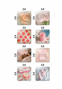 Набор 3D наклеек 