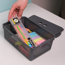 Корзина с крышкой 