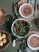 Тарелка глубокая фарфоровая 