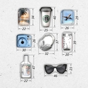 Набор 3D наклеек 