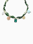 Колье-чокер на платке 