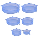 Набор силиконовых крышек (6 шт.) — фото, картинка — 3
