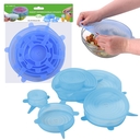 Набор силиконовых крышек (6 шт.) — фото, картинка — 4