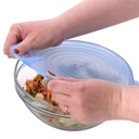 Набор силиконовых крышек (6 шт.) — фото, картинка — 6