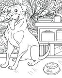 Раскраска-антистресс. Только пёсики — фото, картинка — 2