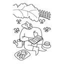 Репка: раскраска — фото, картинка — 2