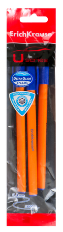 Набор ручек шариковых синих 