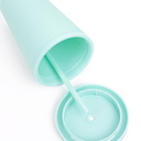 Стакан с трубочкой 