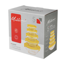 Набор салатников стеклянных (5 шт.; желтый) — фото, картинка — 5