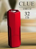 USB Flash Drive 32Gb SmartBuy Clue Red (SB32GBCLU-R) — фото, картинка — 1