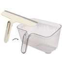 Ёмкость для мусора настольная (со скребком; прозрачный) — фото, картинка — 1