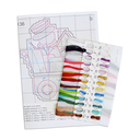 Набор для вышивания на пластиковой канве 