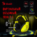 Игровая гарнитура A4Tech Bloody G575 Punk (жёлто-чёрный) — фото, картинка — 4