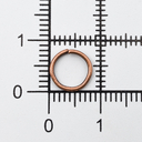 Кольцо соединительное для бижутерии (8 мм; 50 шт.; медь) — фото, картинка — 1