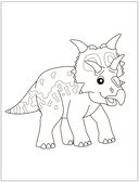Динозавры. Раскраски для малышей — фото, картинка — 1