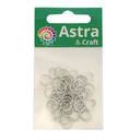 Кольцо соединительное для бижутерии (8 мм; 50 шт.; никель) — фото, картинка — 3