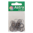 Кольцо соединительное для бижутерии (12 мм; 50 шт.; черный никель) — фото, картинка — 4