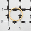 Кольцо соединительное для бижутерии (12 мм; 50 шт.; яркое золото) — фото, картинка — 2