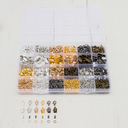 Набор фурнитуры для украшений (4 цвета) — фото, картинка — 2