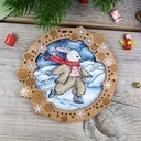 Набор для вышивания на деревянной основе 