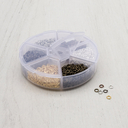 Набор фурнитуры для украшений (6 цветов) — фото, картинка — 3