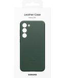 Чехол Samsung Leather Case для Samsung Galaxy S23+ (зелёный) — фото, картинка — 3