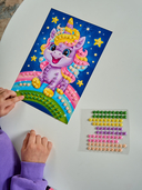 Аппликация из бусин 