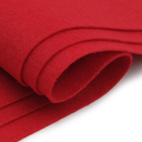 Фетр листовой мягкий (20х30 см; красный; 10 листов) — фото, картинка — 1