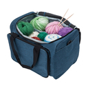 Сумка-органайзер для рукоделия (синий; 38х26х25 см) — фото, картинка — 7